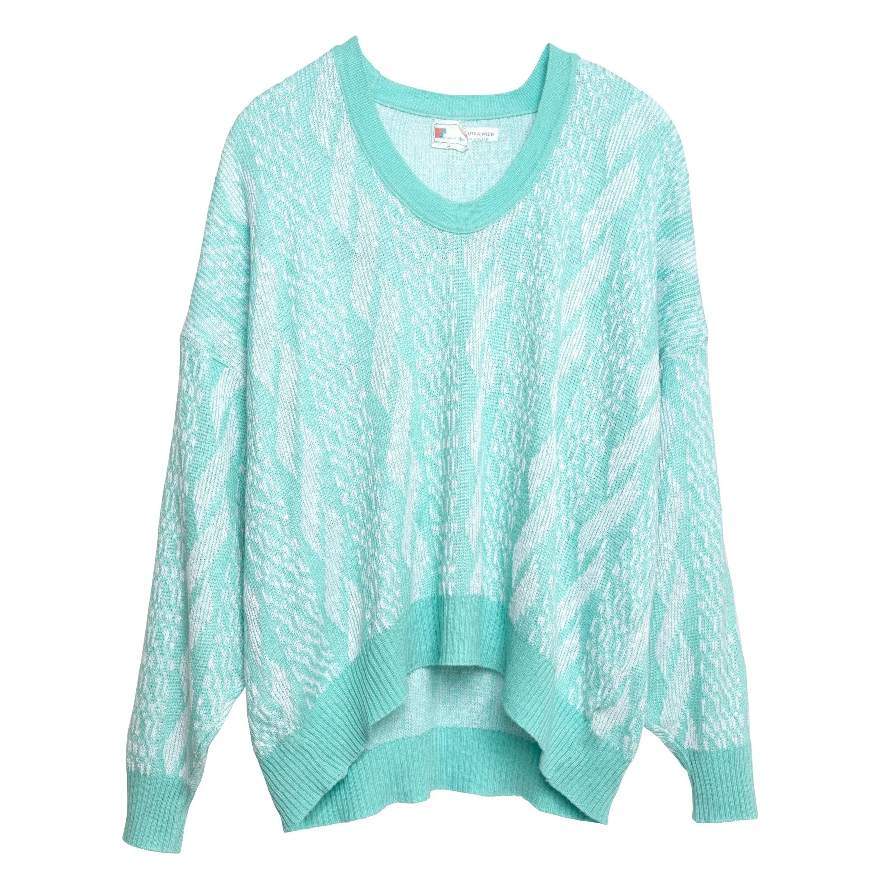 70s, Jacquard, Stockinette, Drop Shoulder