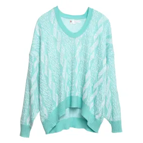 70s, Jacquard, Stockinette, Drop Shoulder