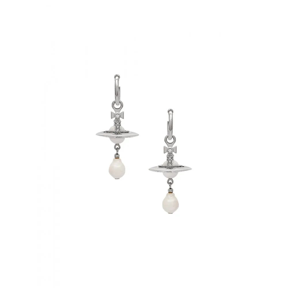 Aleksa Drop Earrings - Silver - 62030072-02P226-CN
