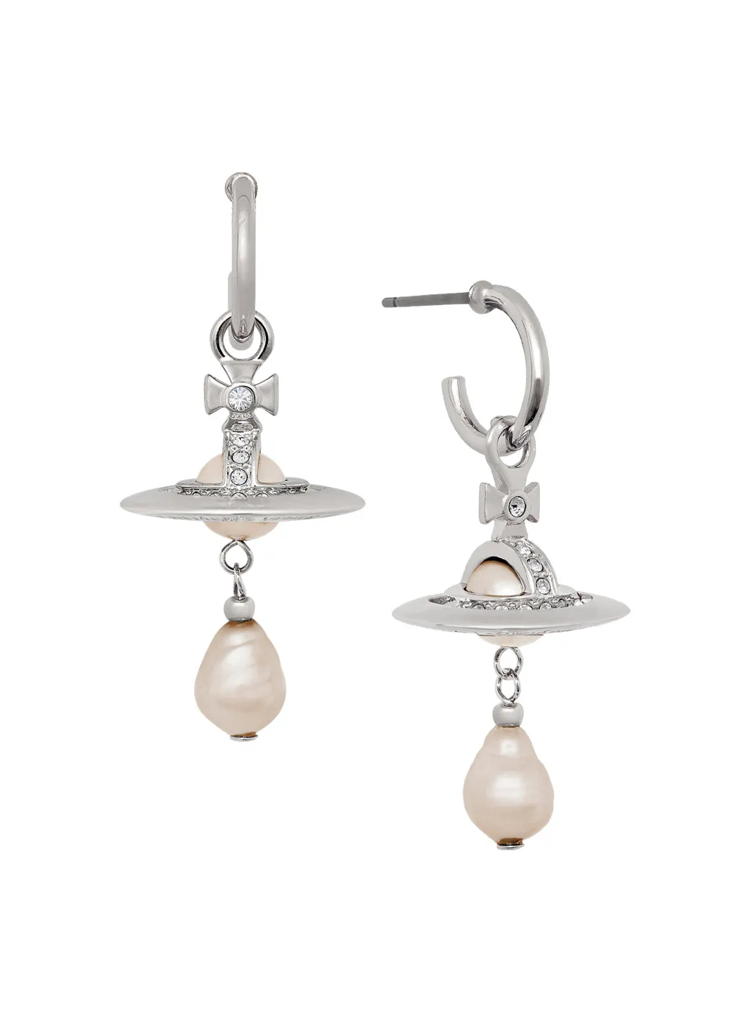 Aleksa Drop Earrings - Silver - 62030072-02P226-CN