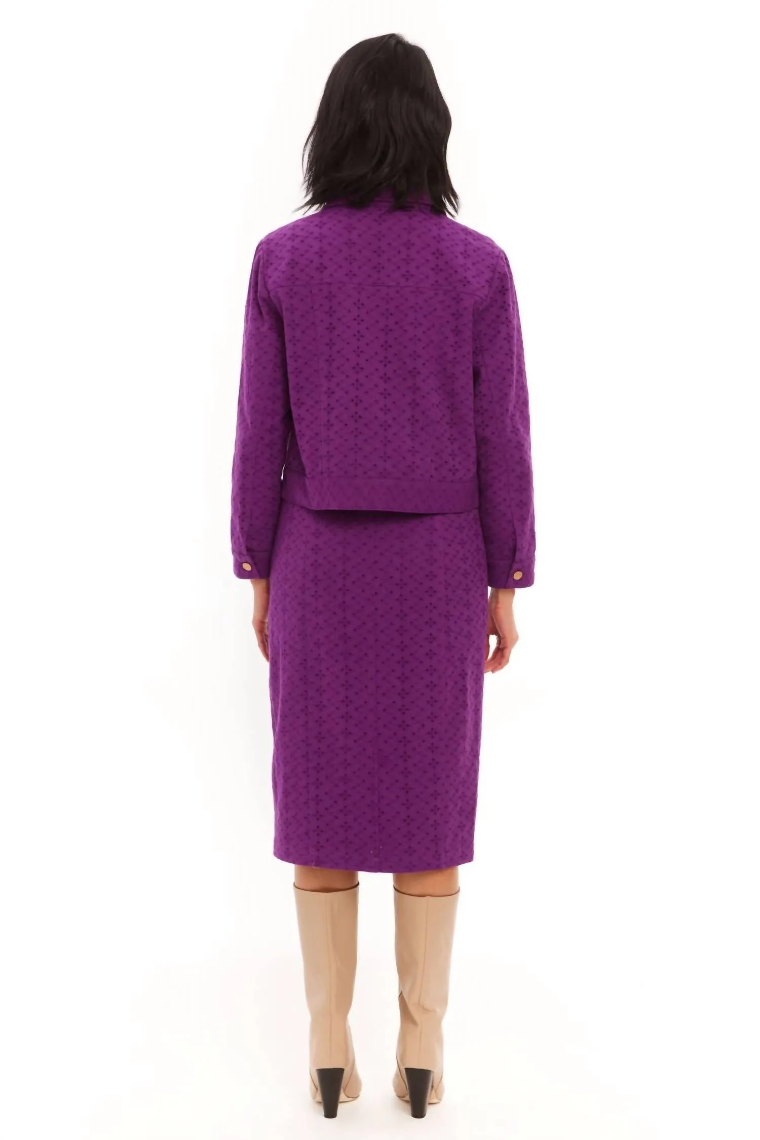Allison New York - Liv Eyelet Twill Jacket