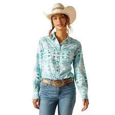 Ariat Womens Western Venttek LS Shirt Nora Print