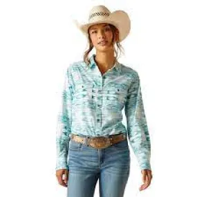 Ariat Womens Western Venttek LS Shirt Nora Print