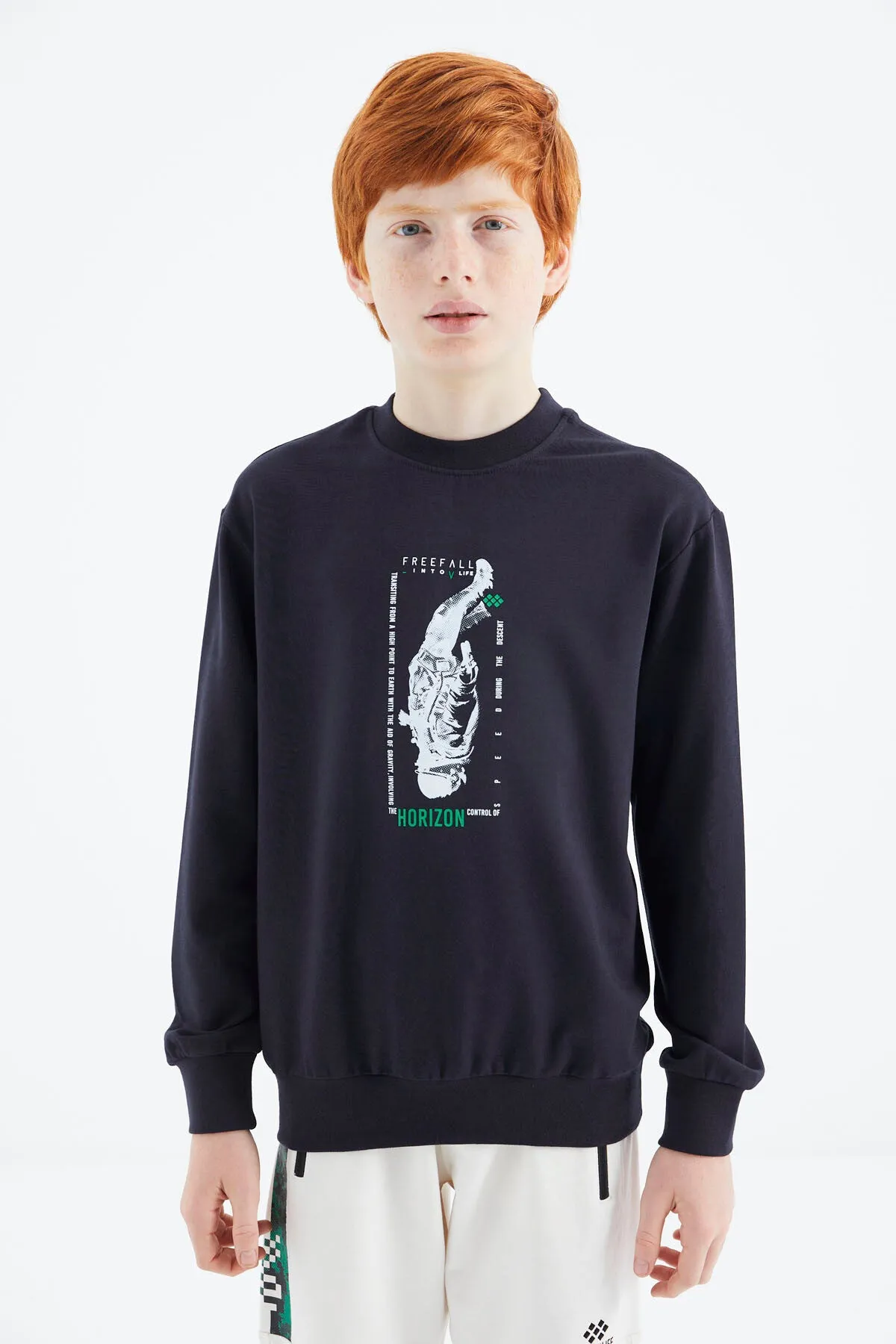 baskili erkek çocuk sweatshirt - 11174