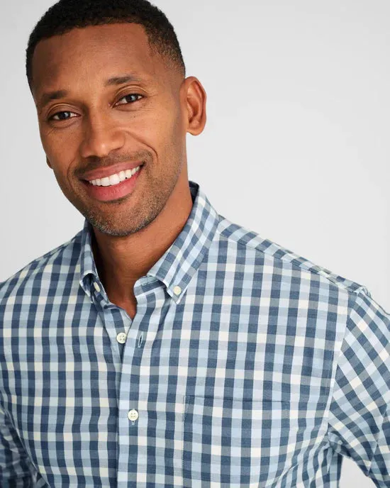 Cane Performance Button Up Shirt in Oceanside by Johnnie-O