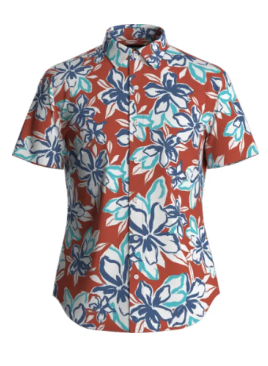 Corinth Floral SS Button Down