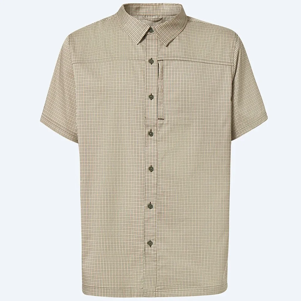 Costa Shirts Hybrid Tech Button Down Plaid Moss