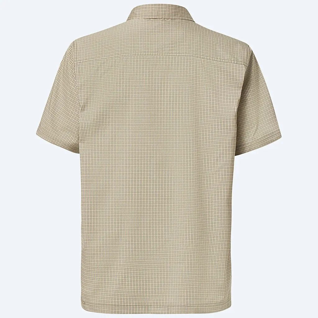 Costa Shirts Hybrid Tech Button Down Plaid Moss