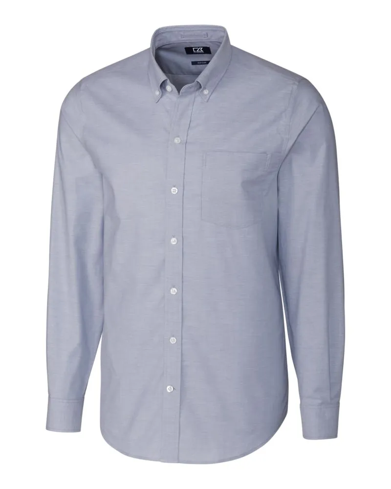 Cutter & Buck Stretch Oxford Mens Long Sleeve Dress Shirt