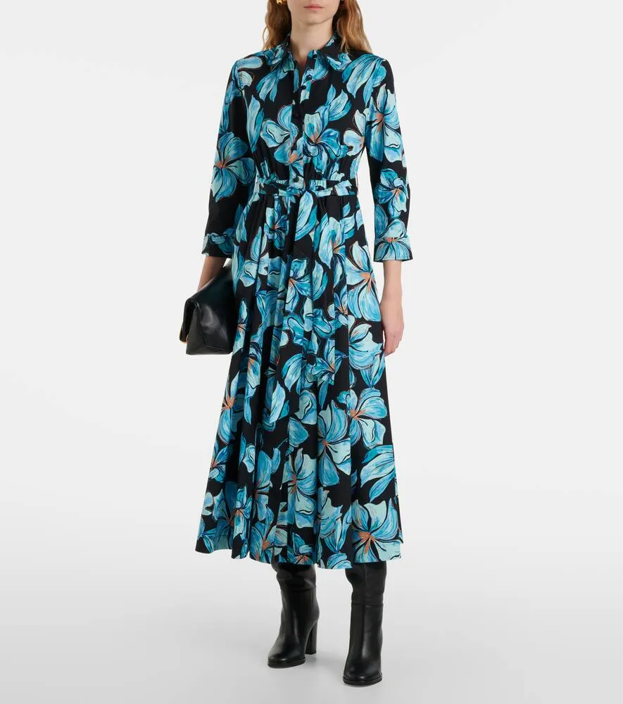 Diane von Furstenberg Blaine floral cotton maxi dress