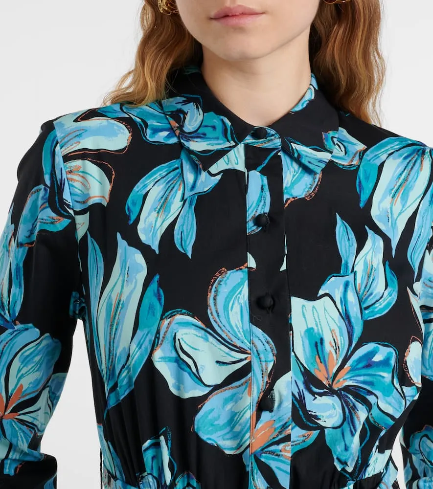 Diane von Furstenberg Blaine floral cotton maxi dress
