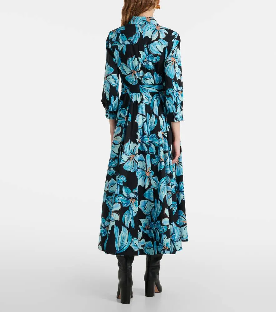 Diane von Furstenberg Blaine floral cotton maxi dress