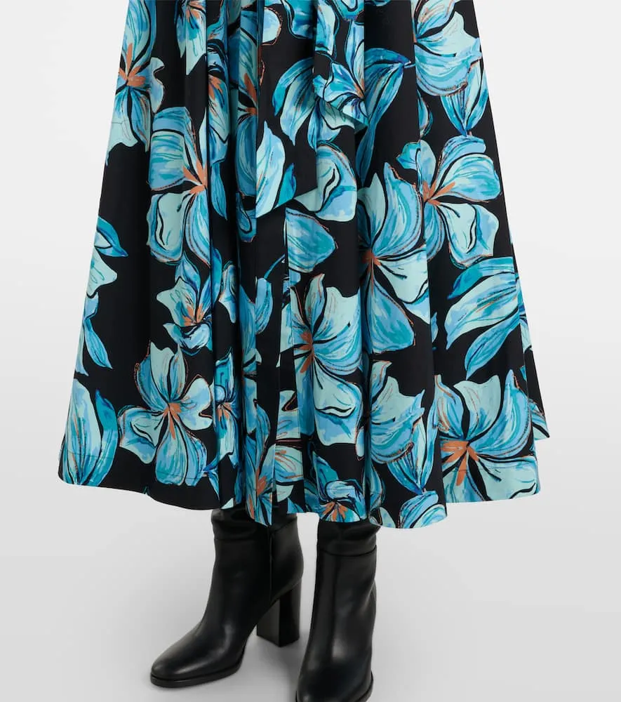 Diane von Furstenberg Blaine floral cotton maxi dress