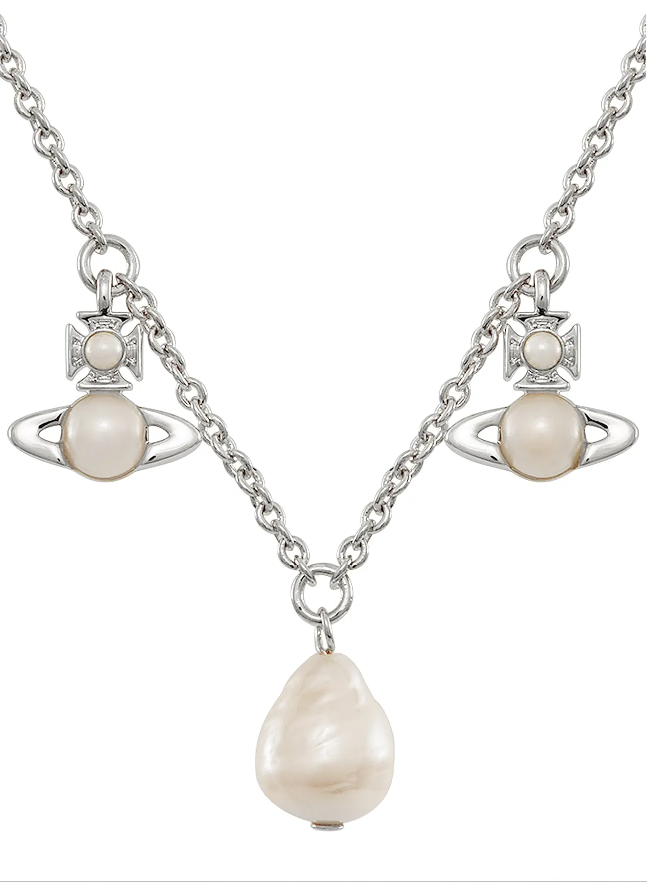 Emiliana Necklace - Silver - 6301012D-02P103-CN