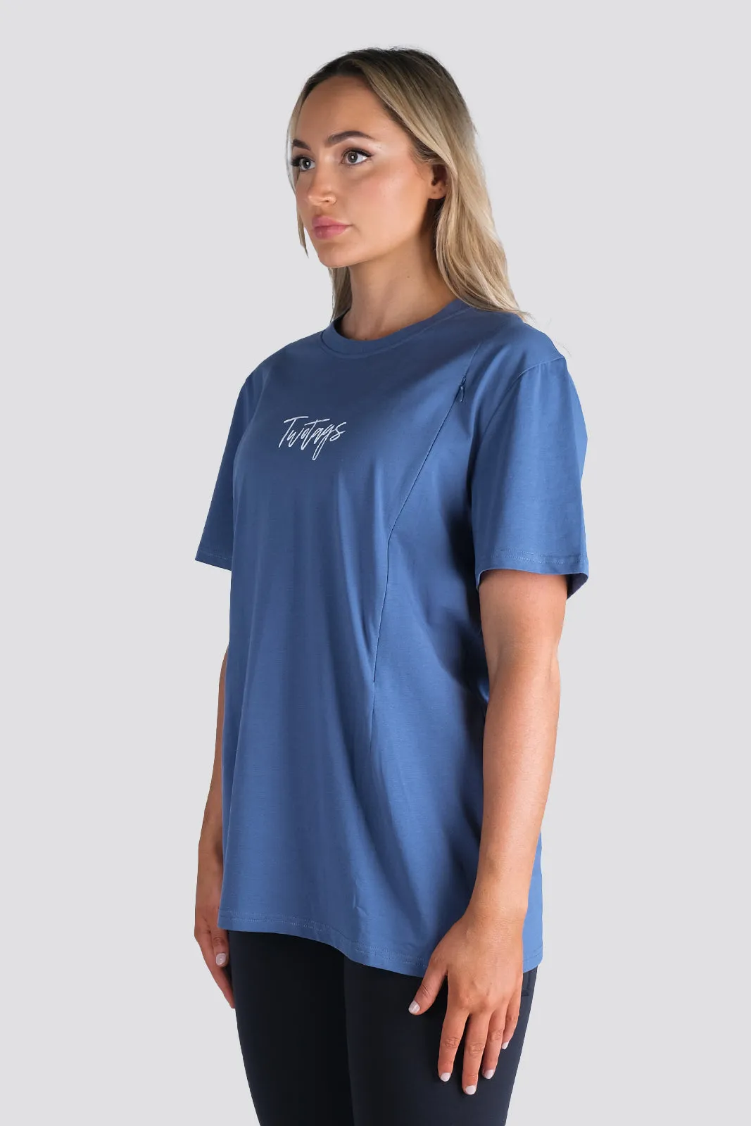 Essential Feeding T-Shirt - Stone Blue