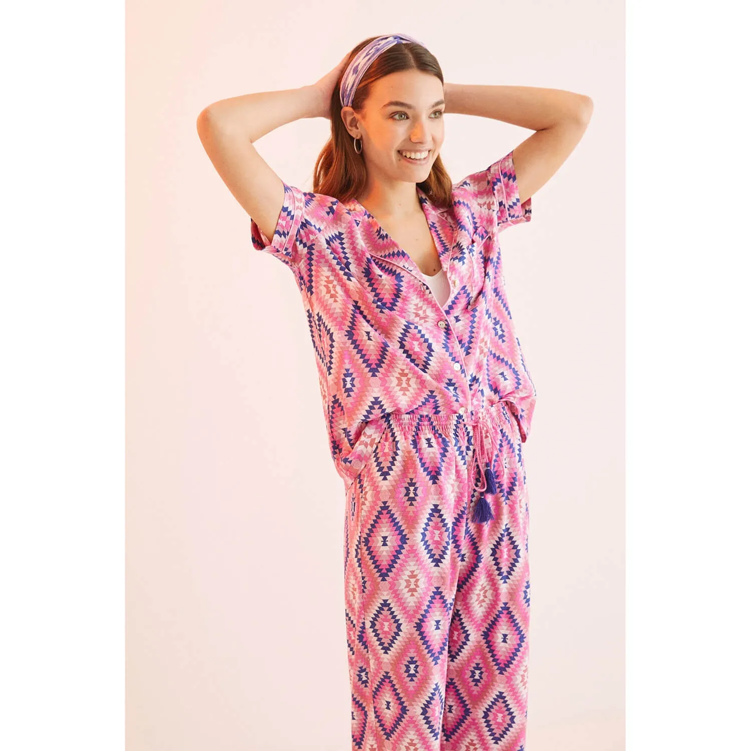 Ethnic Print Classic Pyjamas