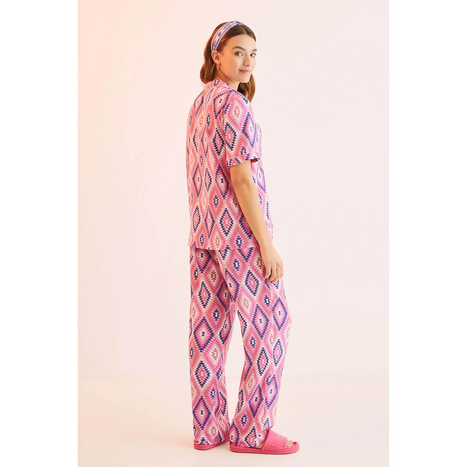 Ethnic Print Classic Pyjamas