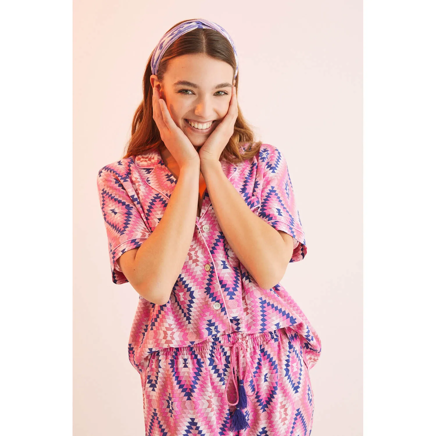 Ethnic Print Classic Pyjamas