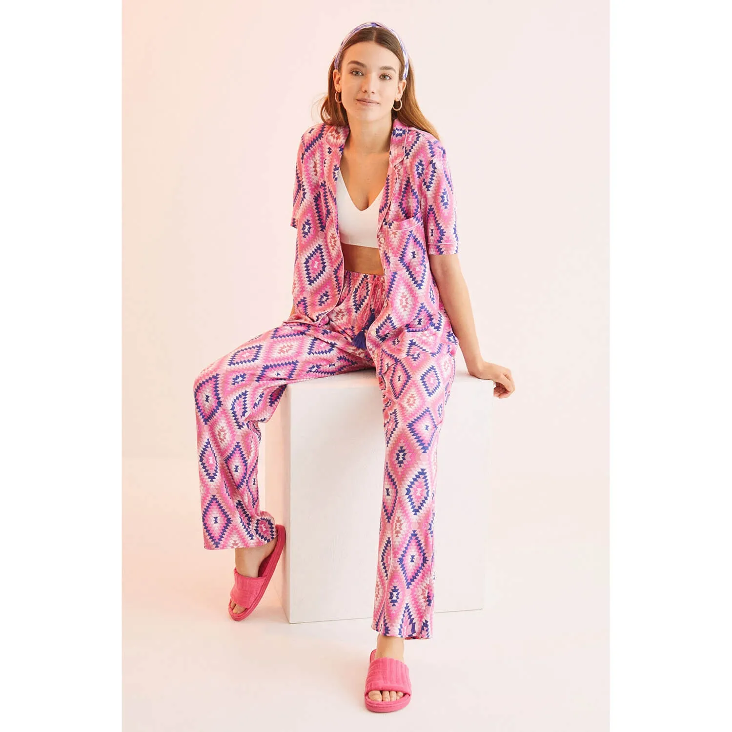 Ethnic Print Classic Pyjamas