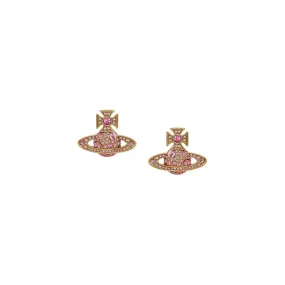 Francette Bas Relief Earrings - Gold/Pink - 62010306-02R448-CN