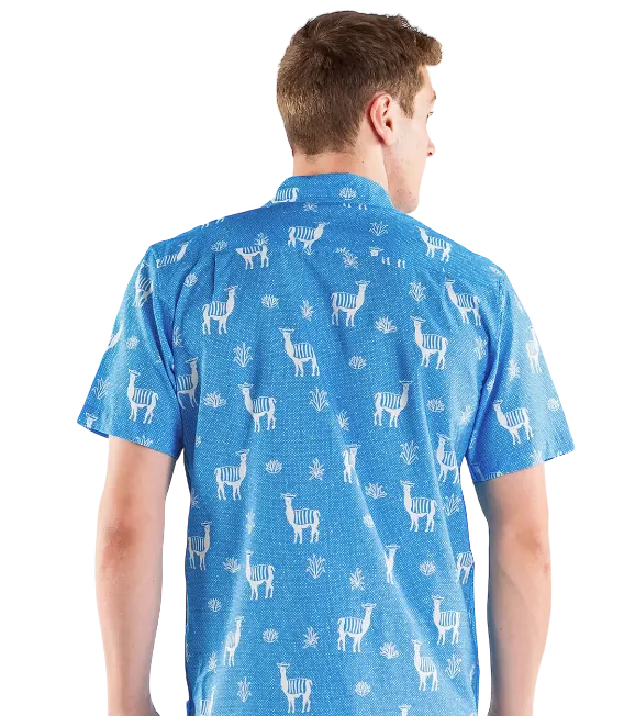 No Drama Llama Button Down
