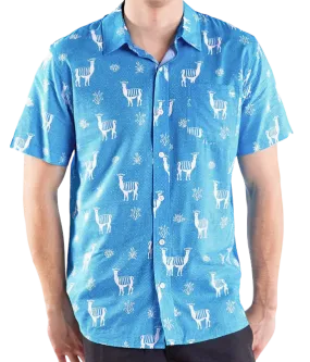 No Drama Llama Button Down