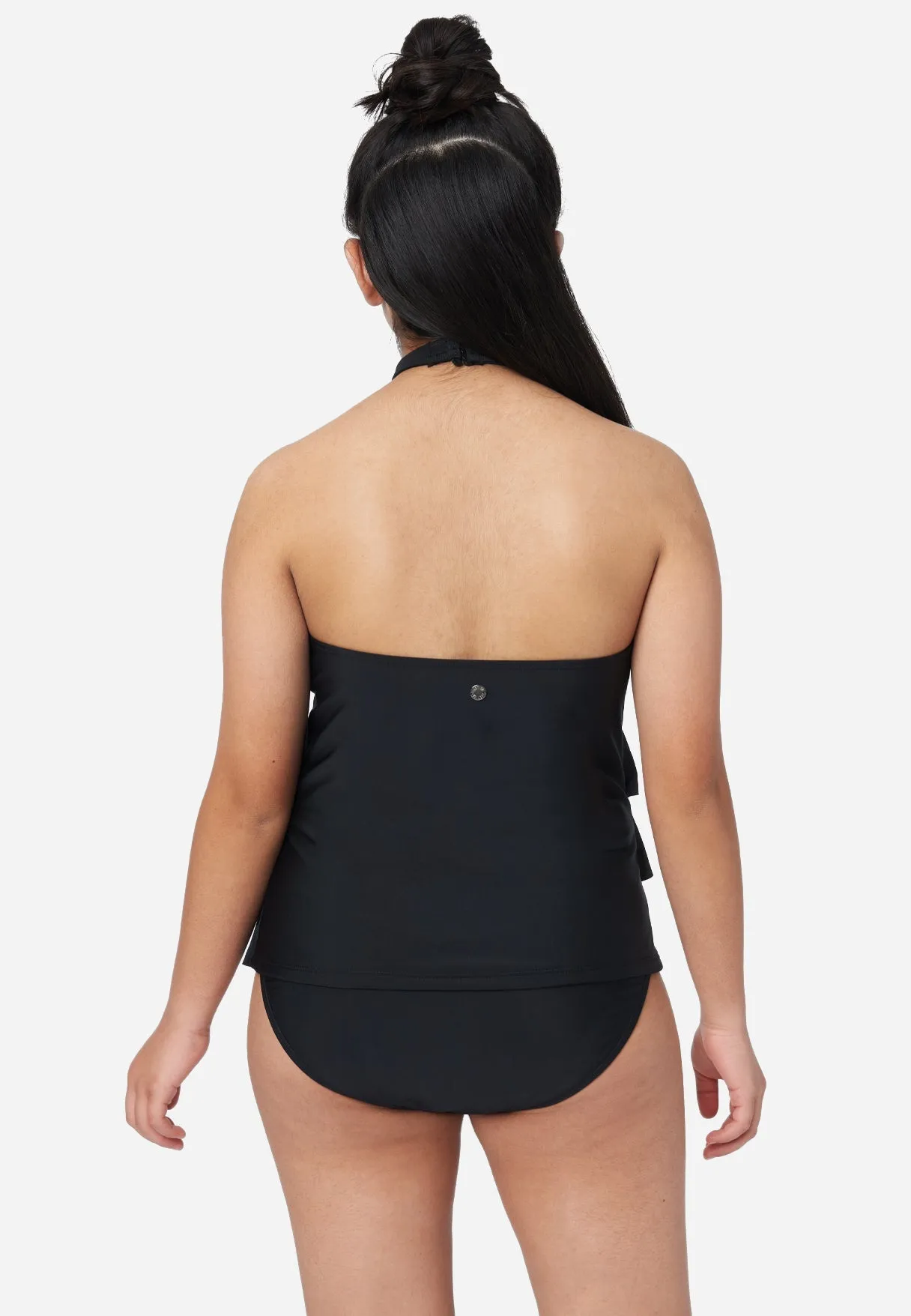 Rainbow Strap Halter Cupcake Tankini