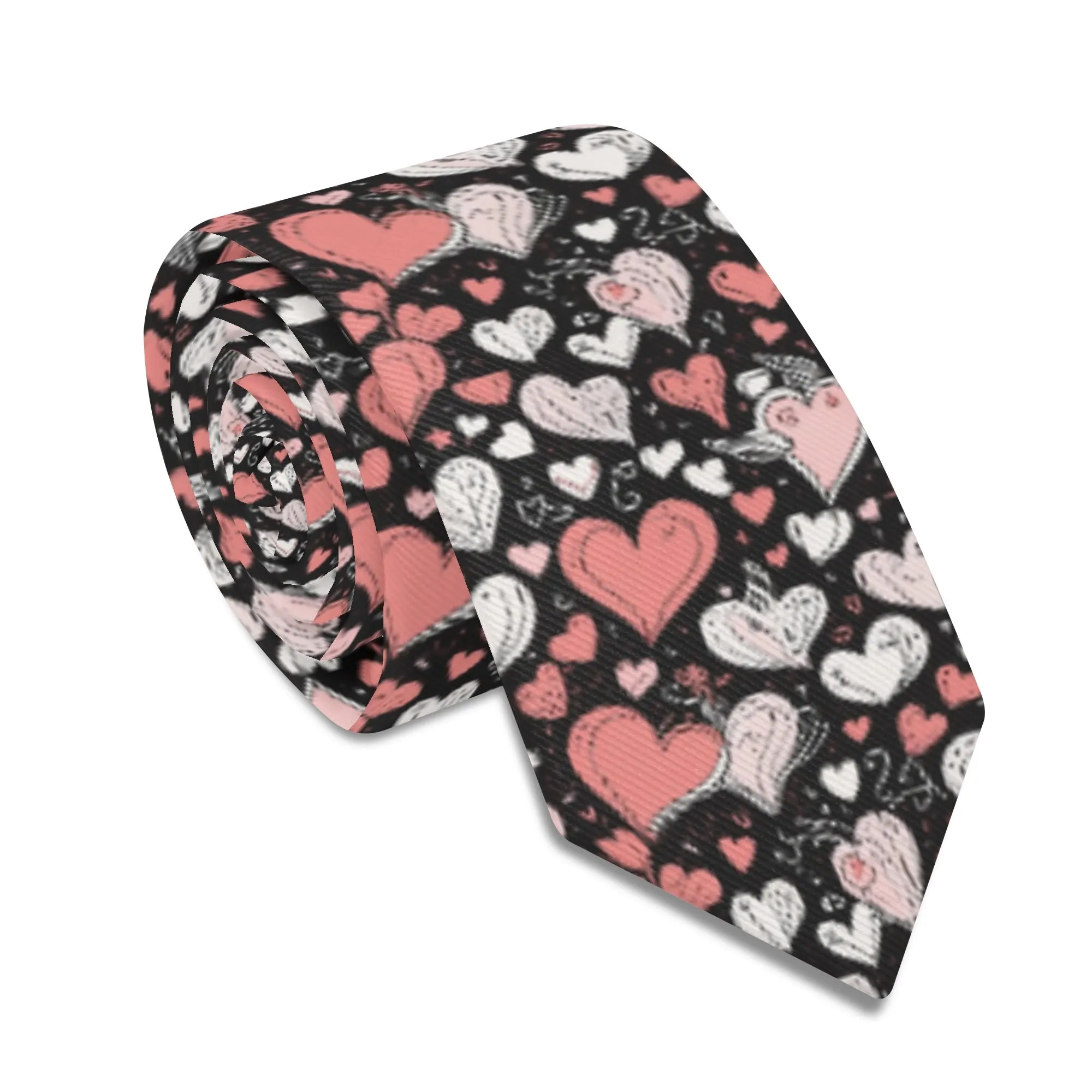 Red Hearts Necktie