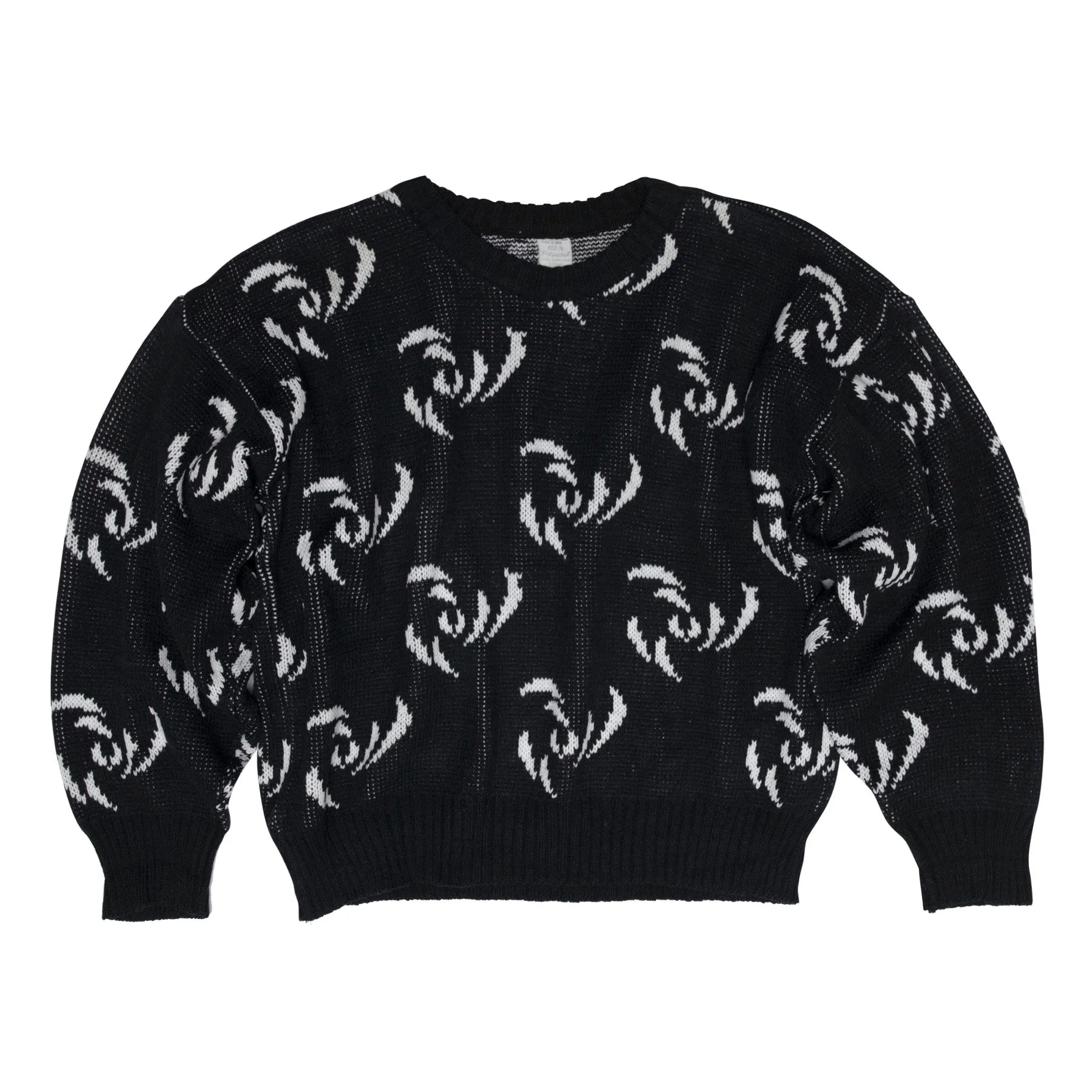 Rose Stranded Jacquard Stockinette Stitch Jumper