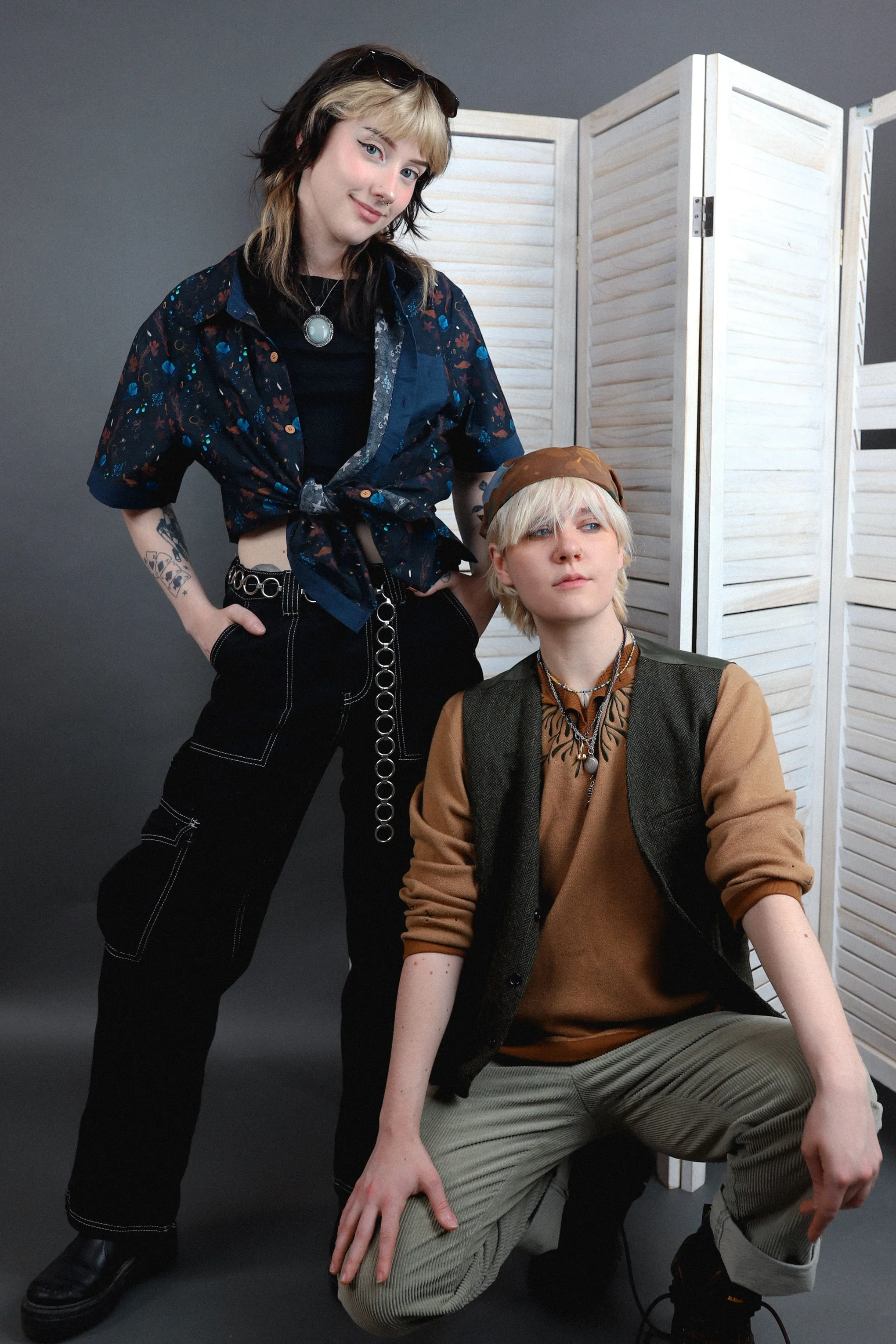 Seabed Patterned Button Down