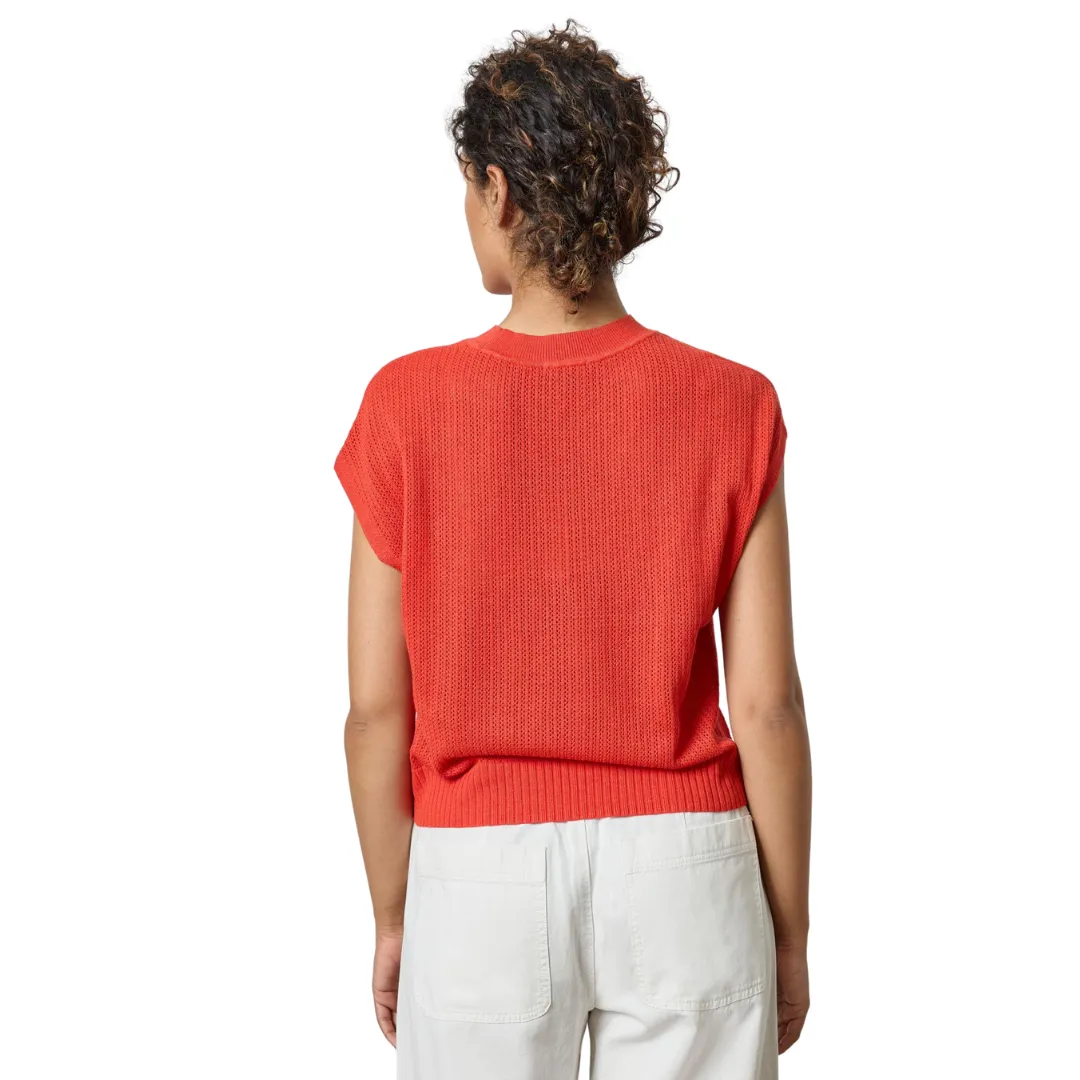 Short Sleeve Crewneck Sweater