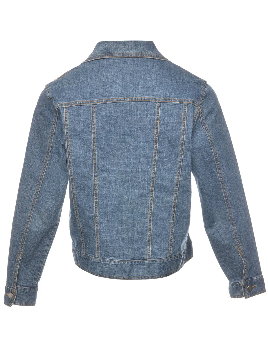 Studded Denim Jacket - L