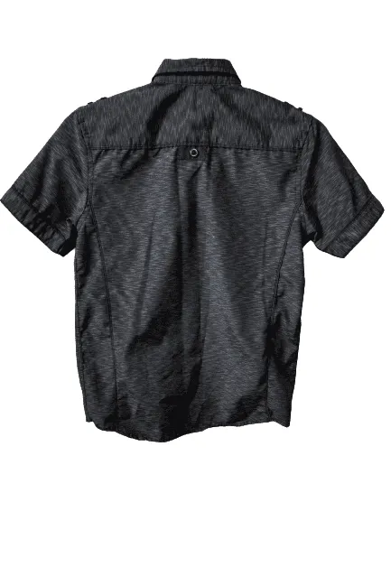 Unbranded boys black, button down shirt size 8