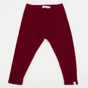Wide Rib Fuzzy Sweater Knit Leggings